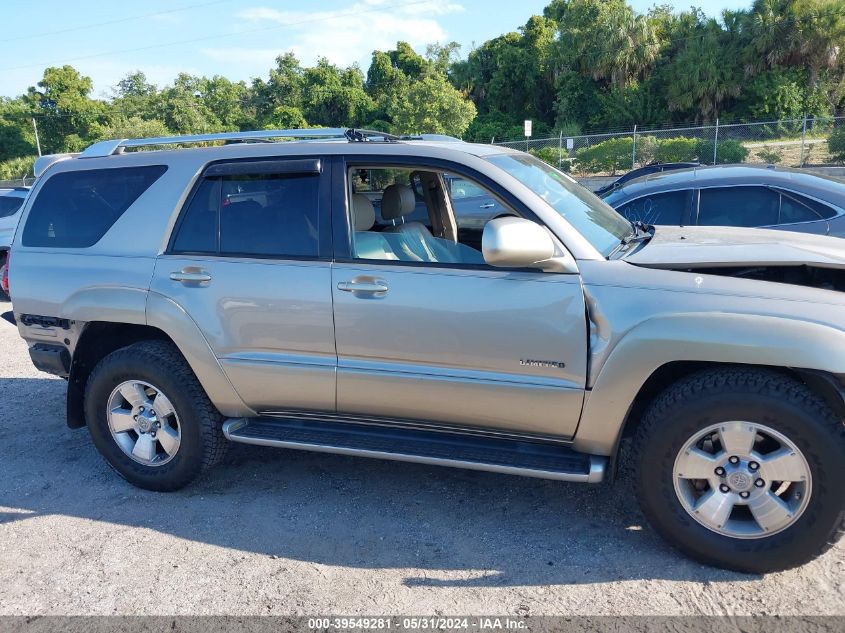 2004 Toyota 4Runner Limited VIN: JTEZU17RX40033644 Lot: 39549281