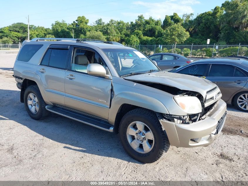 2004 Toyota 4Runner Limited VIN: JTEZU17RX40033644 Lot: 39549281