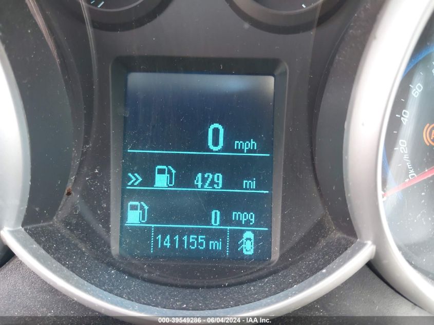 2012 Chevrolet Cruze Ls VIN: 1G1PC5SH5C7397862 Lot: 39549286