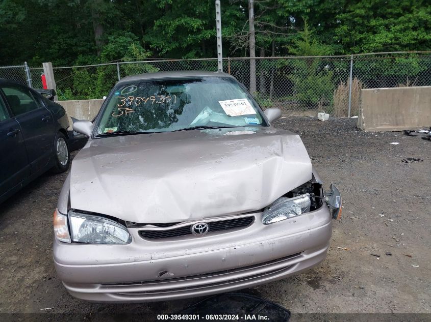 2000 Toyota Corolla Le VIN: 2T1BP18C7YC314539 Lot: 39549301