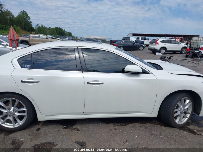 2014 Nissan Maxima 3.5 S/3.5 Sv VIN: 1N4AA5AP1EC444025 Lot: 39549358