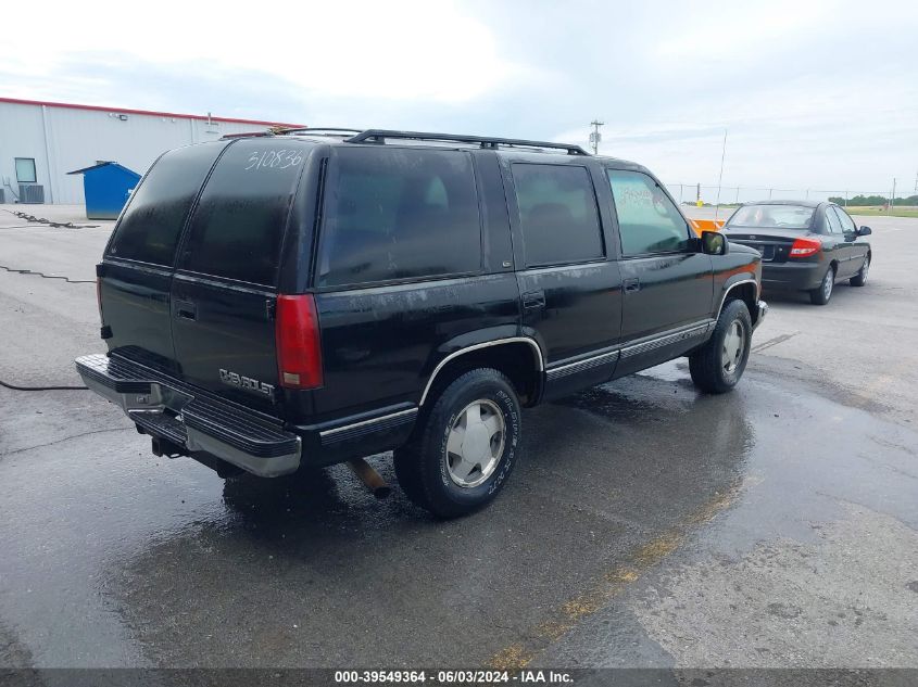 1998 Chevrolet Tahoe Ls VIN: 1GNEK13R9WJ310836 Lot: 39549364