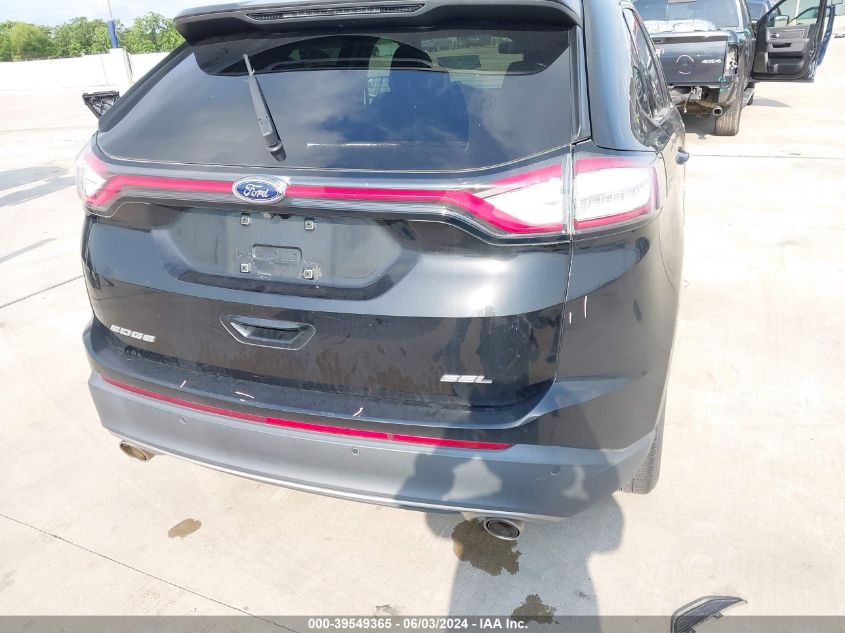 2016 Ford Edge Sel VIN: 2FMPK3J86GBB27807 Lot: 39549365