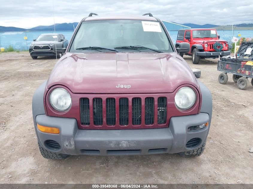 2003 Jeep Liberty Sport VIN: 1J4GL48K83W629696 Lot: 39549368