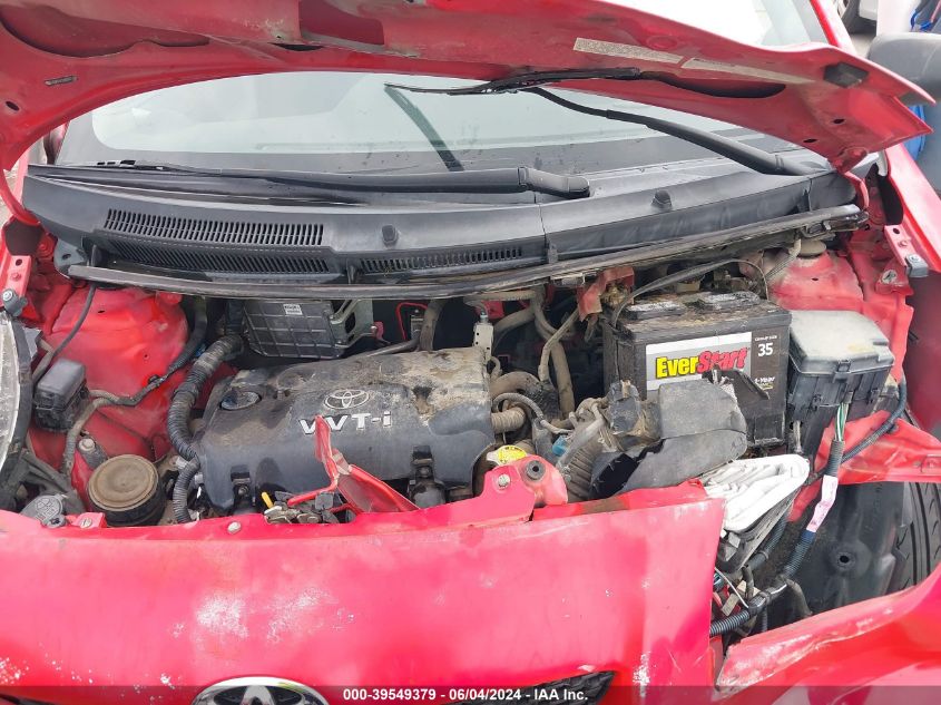 2011 Toyota Yaris VIN: JTDKT4K37B5337169 Lot: 39549379