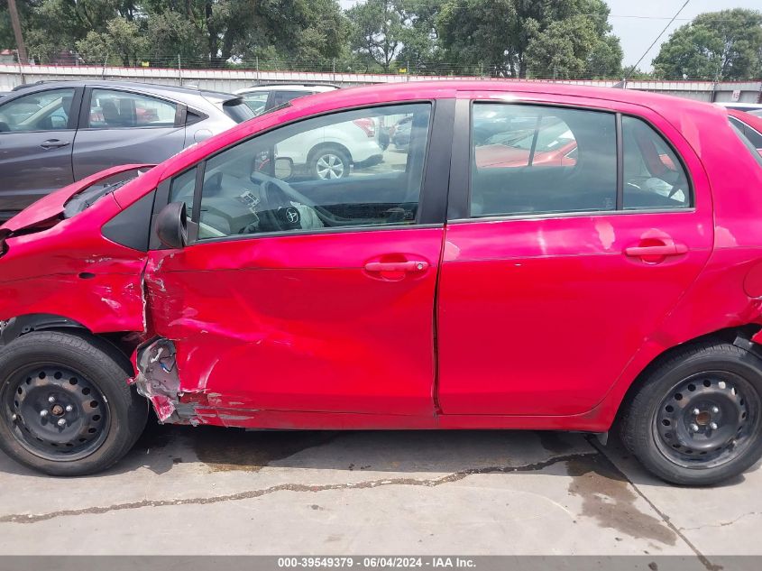 2011 Toyota Yaris VIN: JTDKT4K37B5337169 Lot: 39549379