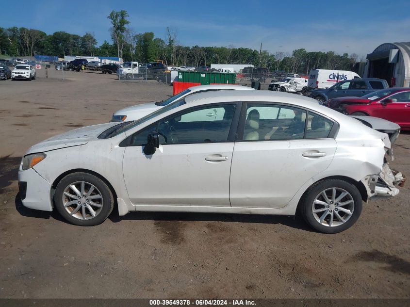 2012 Subaru Impreza 2.0I Premium VIN: JF1GJAB64CH003627 Lot: 39549378