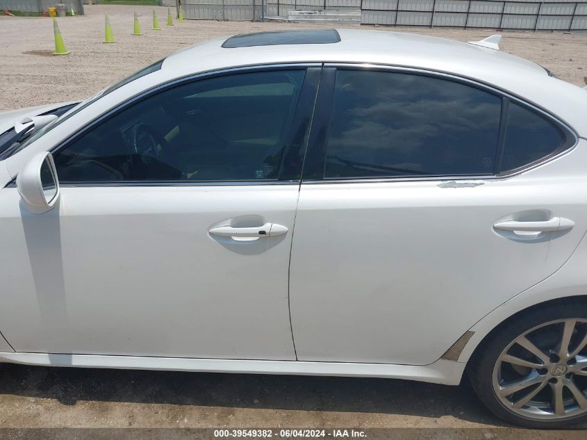 2008 Lexus Is 250 VIN: JTHBK262582066100 Lot: 39549382