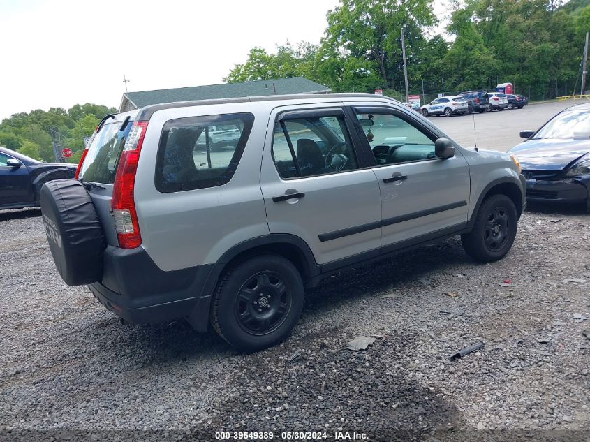 2005 Honda Cr-V Lx VIN: SHSRD78565U310112 Lot: 39549389