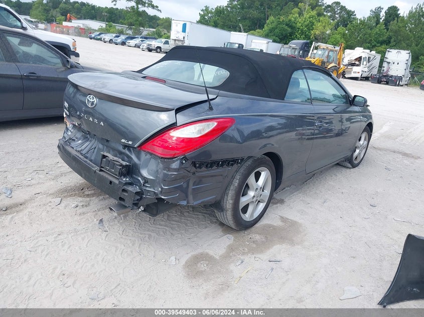 2007 Toyota Camry Solara Sle VIN: 4T1FA38P47U112454 Lot: 39549403