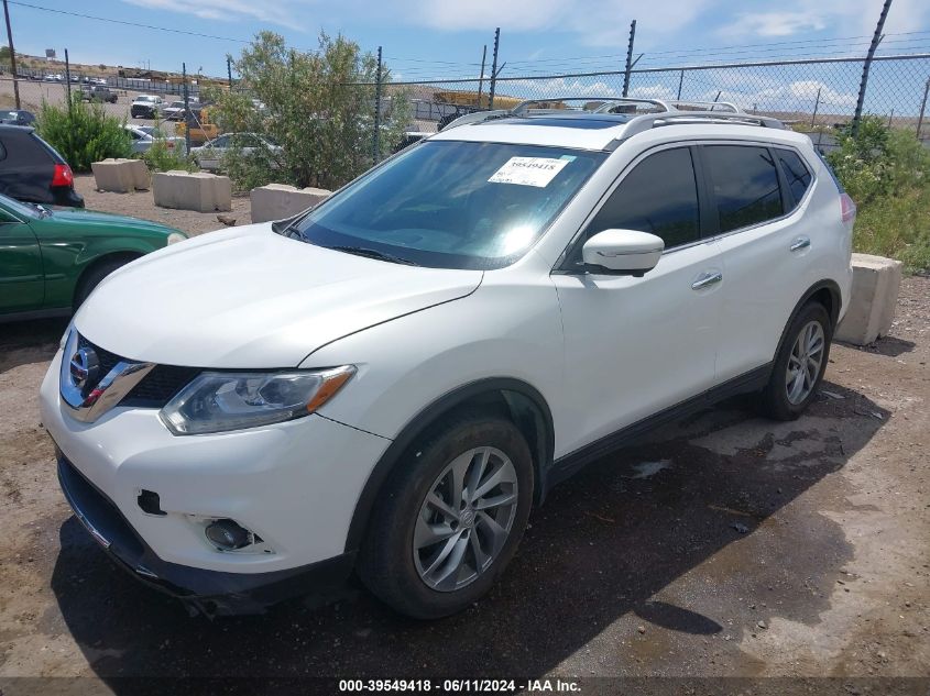 2014 Nissan Rogue S/Sl/Sv VIN: 5N1AT2MV6EC799488 Lot: 39549418