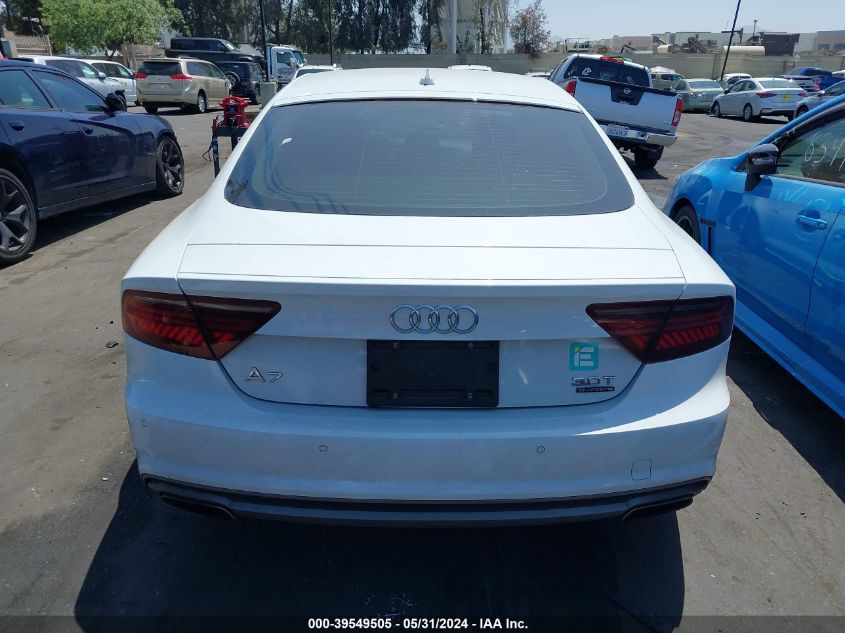 2016 Audi A7 3.0T Premium Plus VIN: WAU2GAFC7GN077535 Lot: 39549505