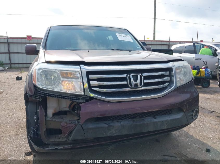 2012 Honda Pilot Ex-L VIN: 5FNYF3H58CB011028 Lot: 39549527
