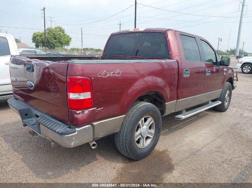 2005 Ford F-150 Xlt VIN: 1FTRW14W35FB05081 Lot: 39549541