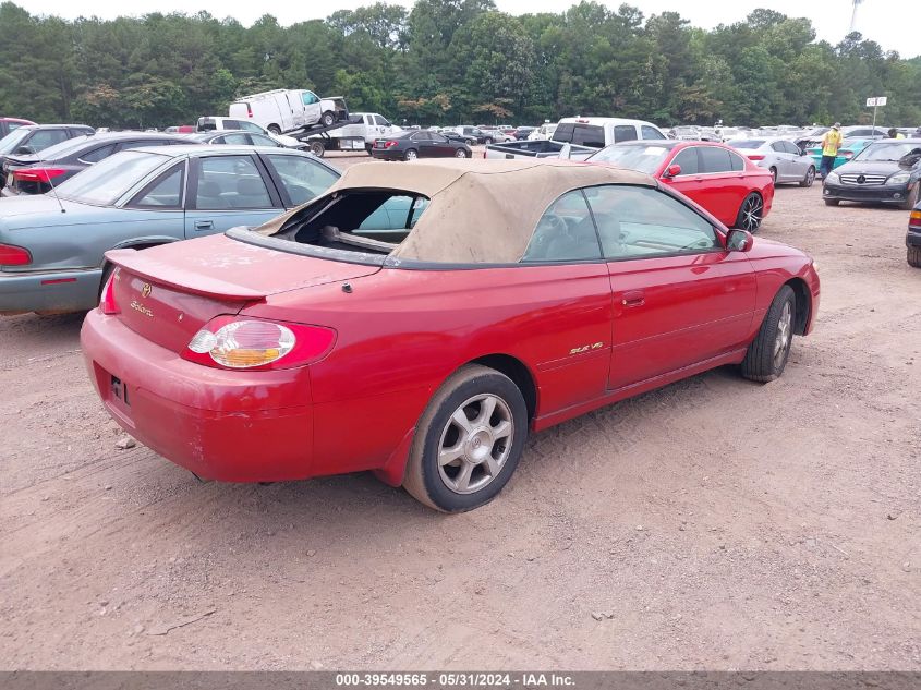 2002 Toyota Camry Solara Sle V6 VIN: 2T1FF28P62C601427 Lot: 39549565