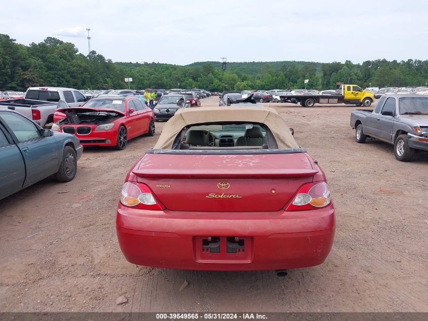 2002 Toyota Camry Solara Sle V6 VIN: 2T1FF28P62C601427 Lot: 39549565