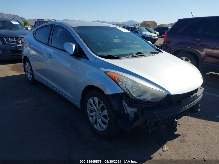 2013 Hyundai Elantra Gls VIN: 5NPDH4AE2DH154973 Lot: 39549576