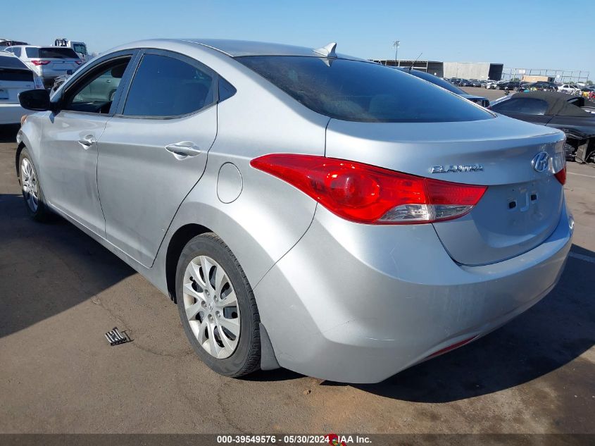 2013 Hyundai Elantra Gls VIN: 5NPDH4AE2DH154973 Lot: 39549576