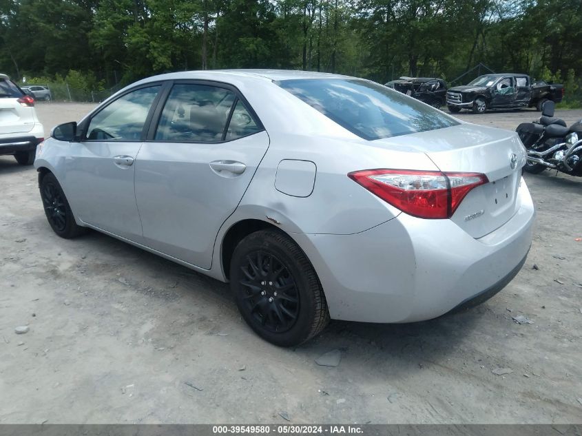 2015 Toyota Corolla Le VIN: 2T1BURHEXFC271051 Lot: 39549580