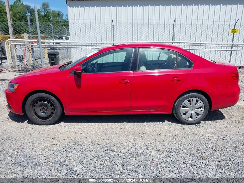 2011 Volkswagen Jetta 2.5L Se VIN: 3VWDZ7AJ0BM052412 Lot: 39549582