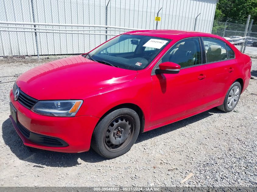 2011 Volkswagen Jetta 2.5L Se VIN: 3VWDZ7AJ0BM052412 Lot: 39549582