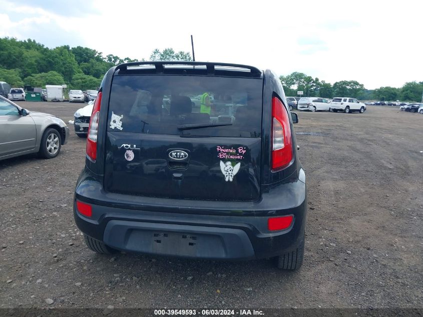 2012 Kia Soul + VIN: KNDJT2A65C7739001 Lot: 39549593