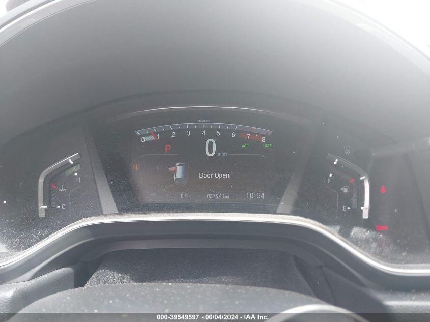 2019 Honda Cr-V Ex-L VIN: 5J6RW1H84KA033483 Lot: 39549597