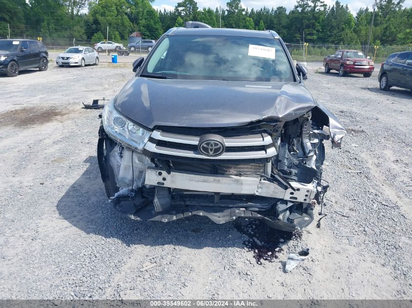 2018 Toyota Highlander Xle VIN: 5TDKZRFH7JS545756 Lot: 39549602