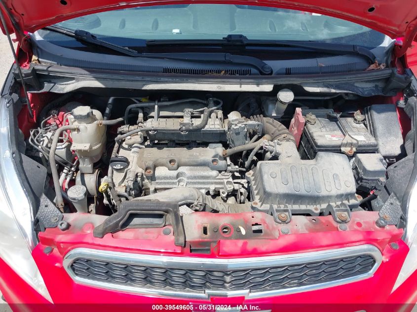 2013 Chevrolet Spark Ls Manual VIN: KL8CA6S99DC625292 Lot: 39549605