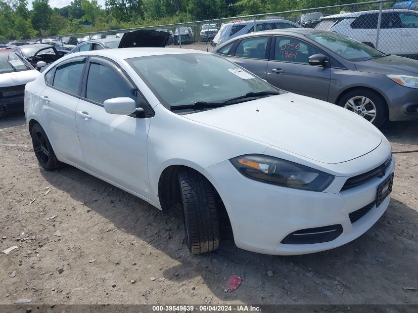 2015 Dodge Dart Sxt VIN: 1C3CDFBB5FD275615 Lot: 39549639