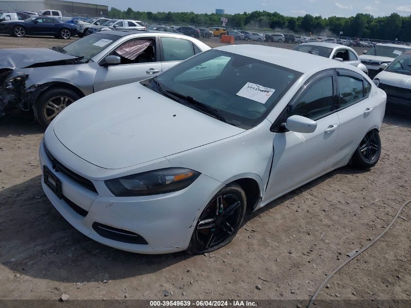 2015 Dodge Dart Sxt VIN: 1C3CDFBB5FD275615 Lot: 39549639