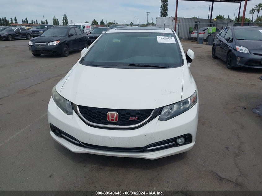 2013 Honda Civic Si VIN: 2HGFB6E56DH700958 Lot: 39549643