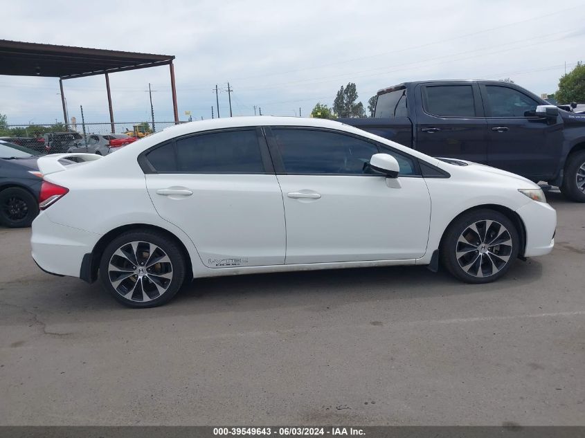 2013 Honda Civic Si VIN: 2HGFB6E56DH700958 Lot: 39549643