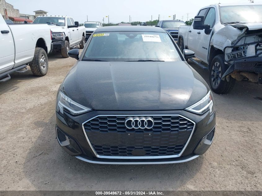 2023 Audi A3 Premium 40 Tfsi Front-Wheel Drive S Tronic VIN: WAUAUDGY7PA116566 Lot: 39549672