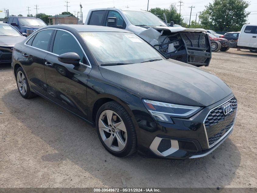 2023 Audi A3 Premium 40 Tfsi Front-Wheel Drive S Tronic VIN: WAUAUDGY7PA116566 Lot: 39549672