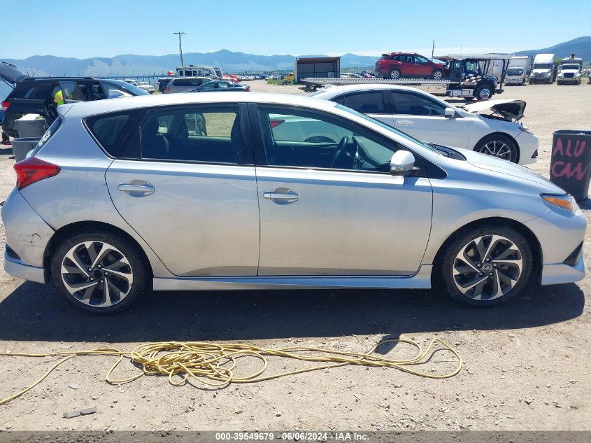 2017 Toyota Corolla Im VIN: JTNKARJE8HJ537186 Lot: 39549679