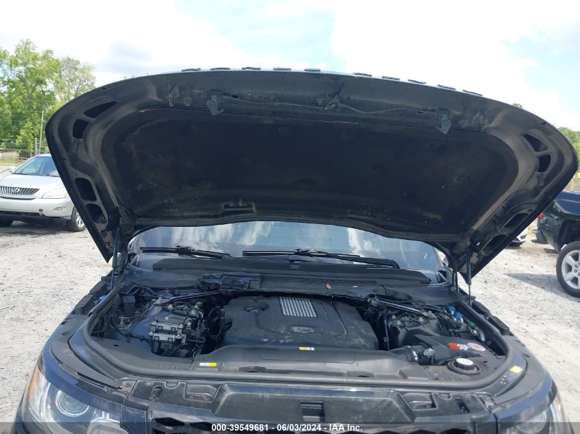 2016 Land Rover Range Rover Sport 3.0L V6 Turbocharged Diesel Hse Td6 VIN: SALWR2KF8GA583881 Lot: 39549681