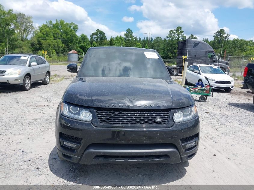 2016 Land Rover Range Rover Sport 3.0L V6 Turbocharged Diesel Hse Td6 VIN: SALWR2KF8GA583881 Lot: 39549681