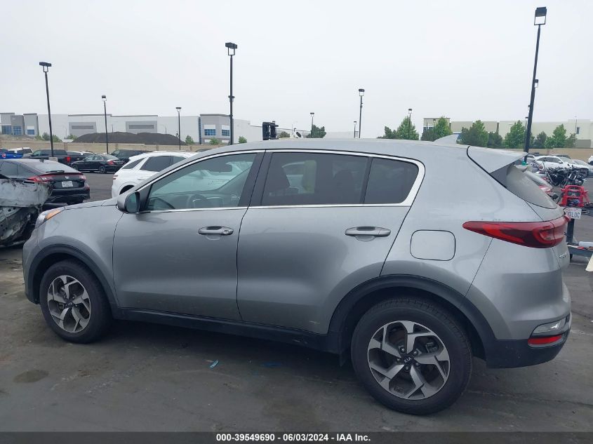 2021 Kia Sportage Lx VIN: KNDPM3AC8M7896395 Lot: 39549690