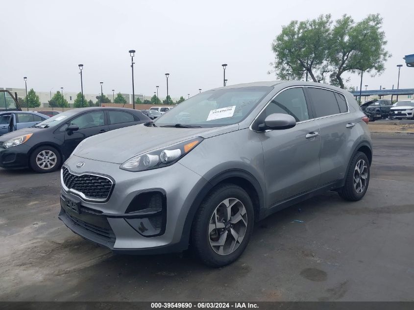 2021 Kia Sportage Lx VIN: KNDPM3AC8M7896395 Lot: 39549690