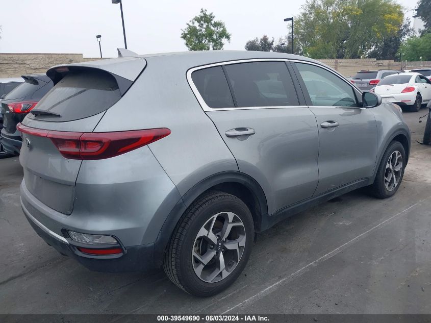 2021 Kia Sportage Lx VIN: KNDPM3AC8M7896395 Lot: 39549690