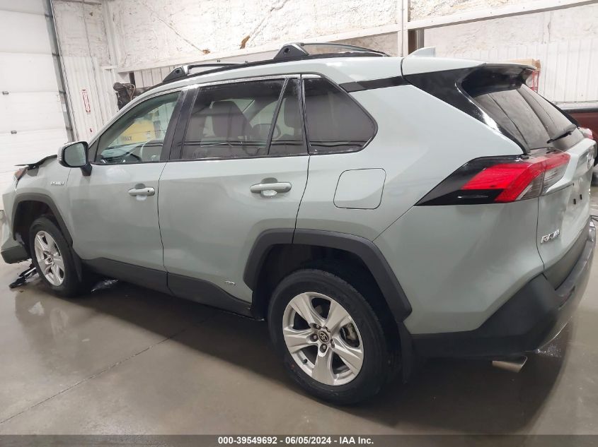 2021 Toyota Rav4 Xle Hybrid VIN: 4T3RWRFV4MU022937 Lot: 39549692