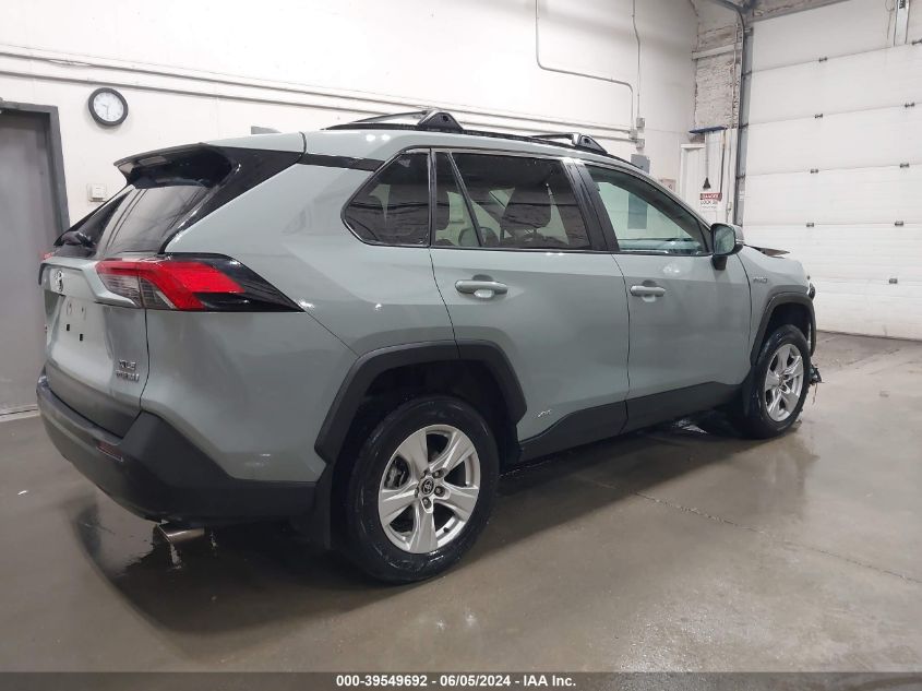 2021 Toyota Rav4 Xle Hybrid VIN: 4T3RWRFV4MU022937 Lot: 39549692