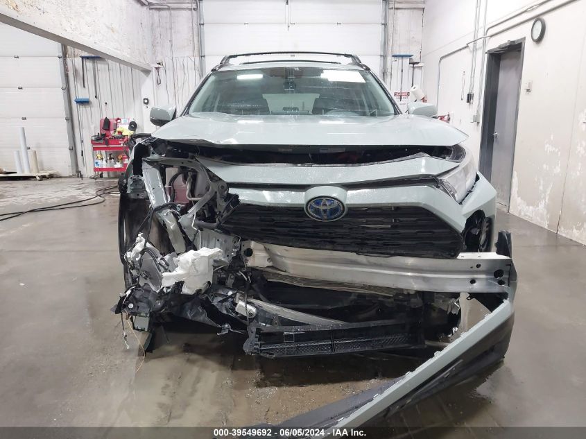 2021 Toyota Rav4 Xle Hybrid VIN: 4T3RWRFV4MU022937 Lot: 39549692