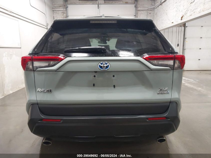 2021 Toyota Rav4 Xle Hybrid VIN: 4T3RWRFV4MU022937 Lot: 39549692