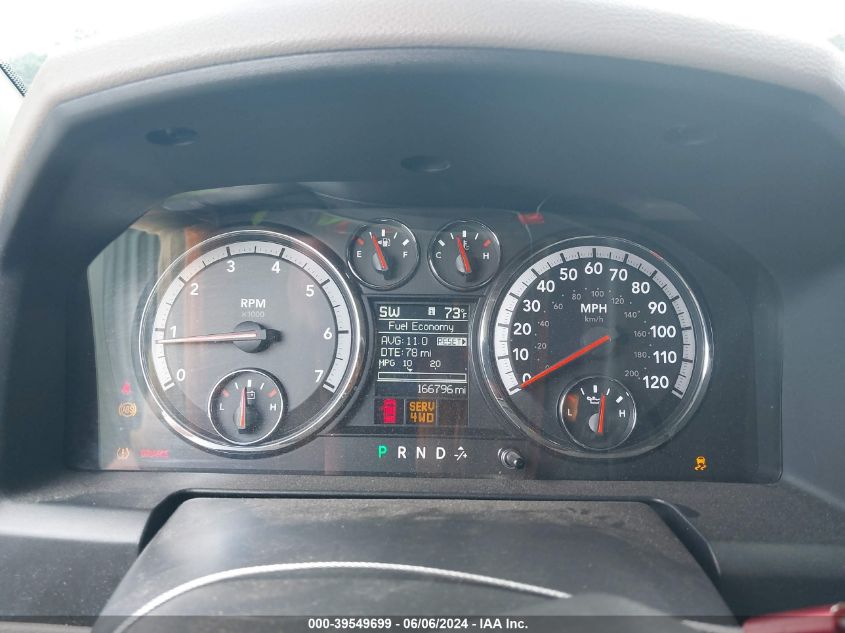 2011 Ram Ram 1500 Slt VIN: 1D7RV1CT8BS552430 Lot: 39549699