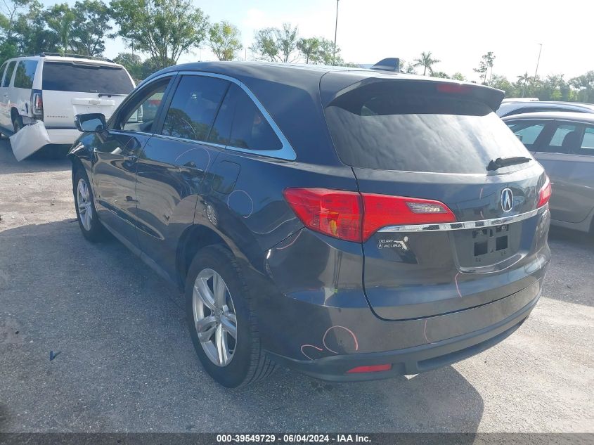 2013 Acura Rdx VIN: 5J8TB3H54DL001134 Lot: 39549729