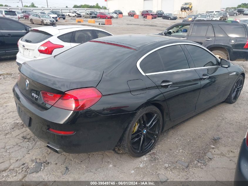 2013 BMW 650I Gran Coupe VIN: WBA6B2C55DDG66874 Lot: 39549745