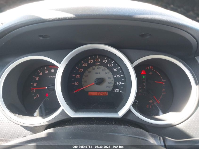 2010 Toyota Tacoma Base V6 VIN: 3TMLU4EN7AM050082 Lot: 39549754