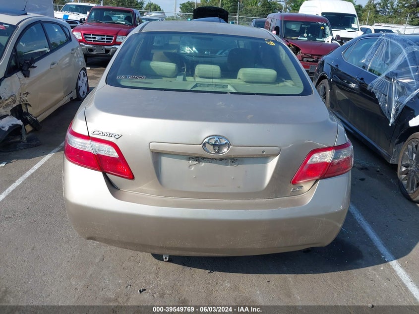 2009 Toyota Camry Le VIN: 4T1BE46K59U394896 Lot: 39549769